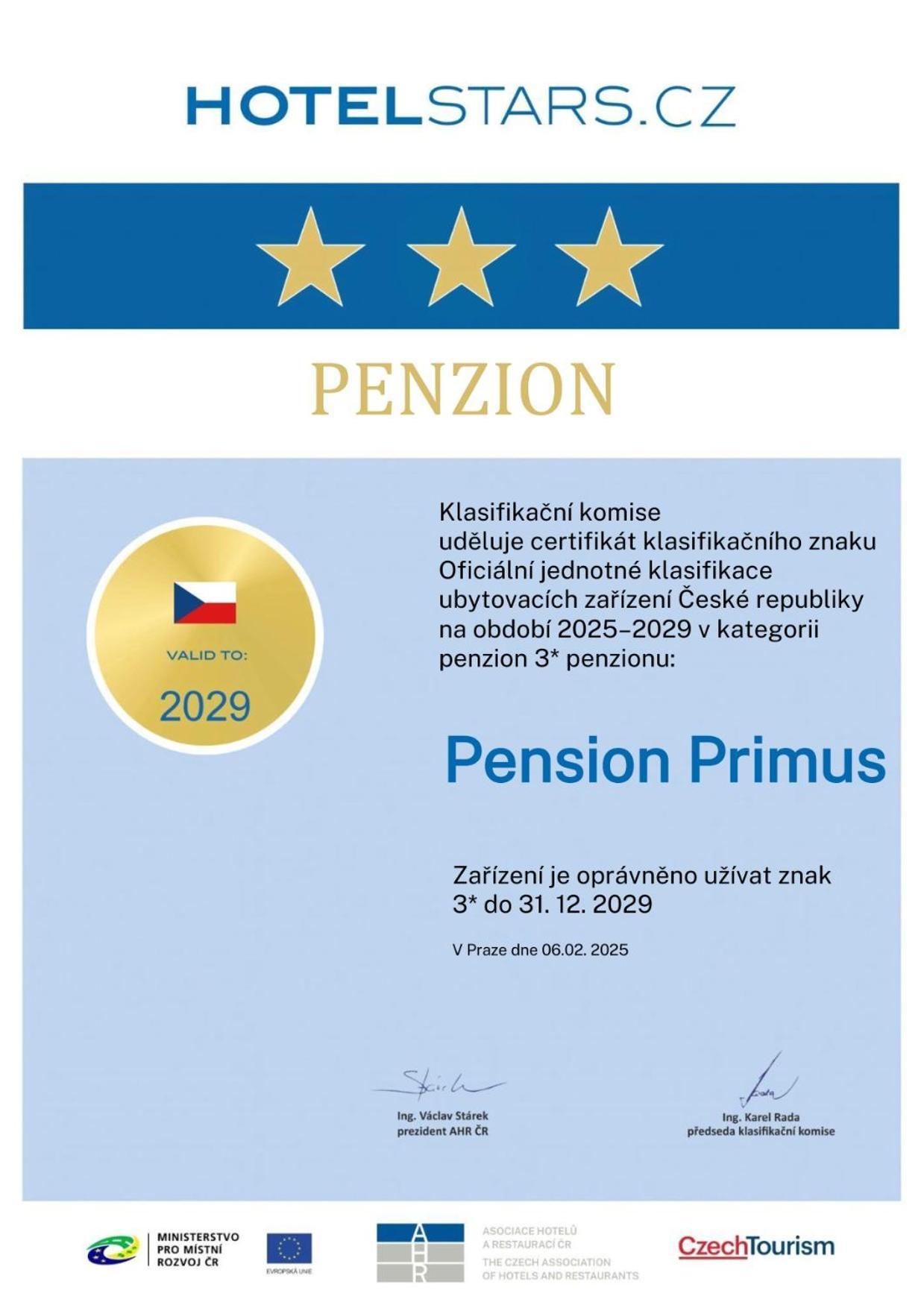 pensión Primus Beroun  Exterior foto